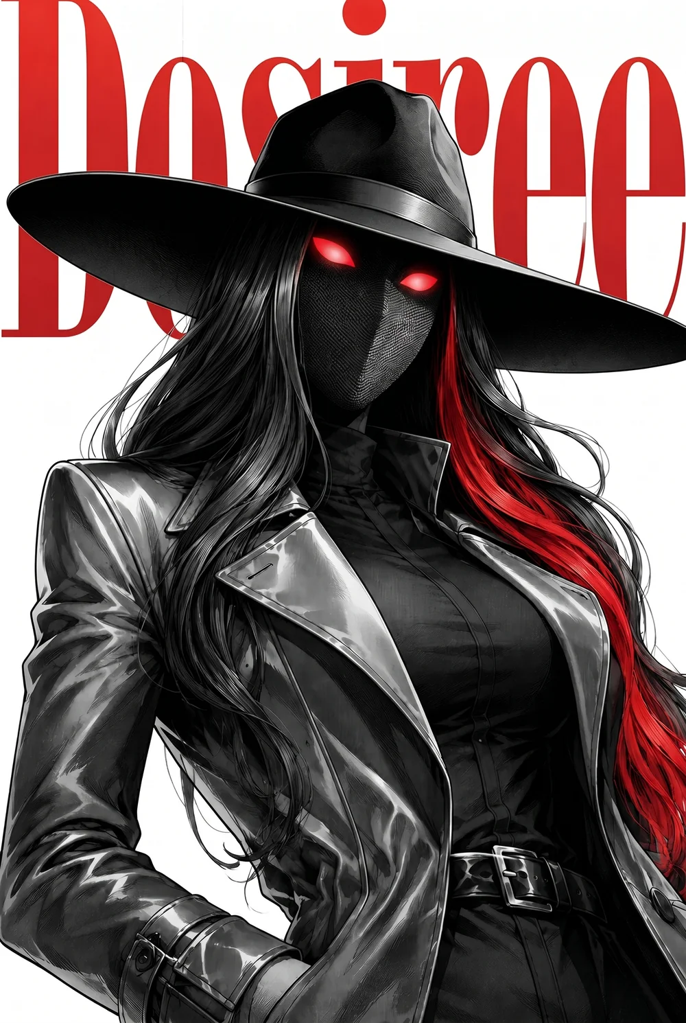 Desiree Clarity rendered as a magazine cover